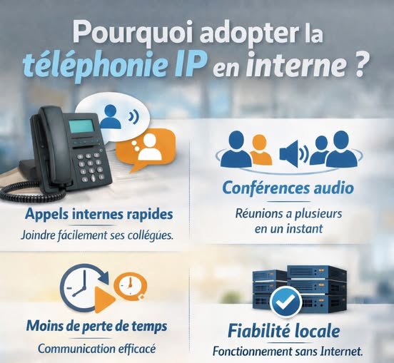 Pourquoi adopter la téléphonie IP en interne ?
